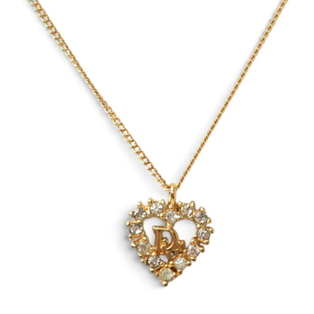 DIOR Gold Heart Necklace